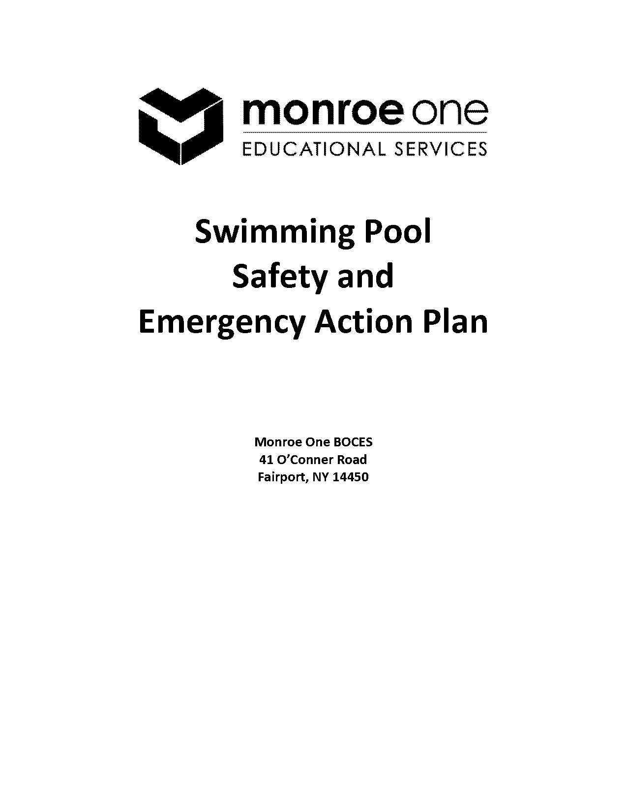 commercial pool safety plan template