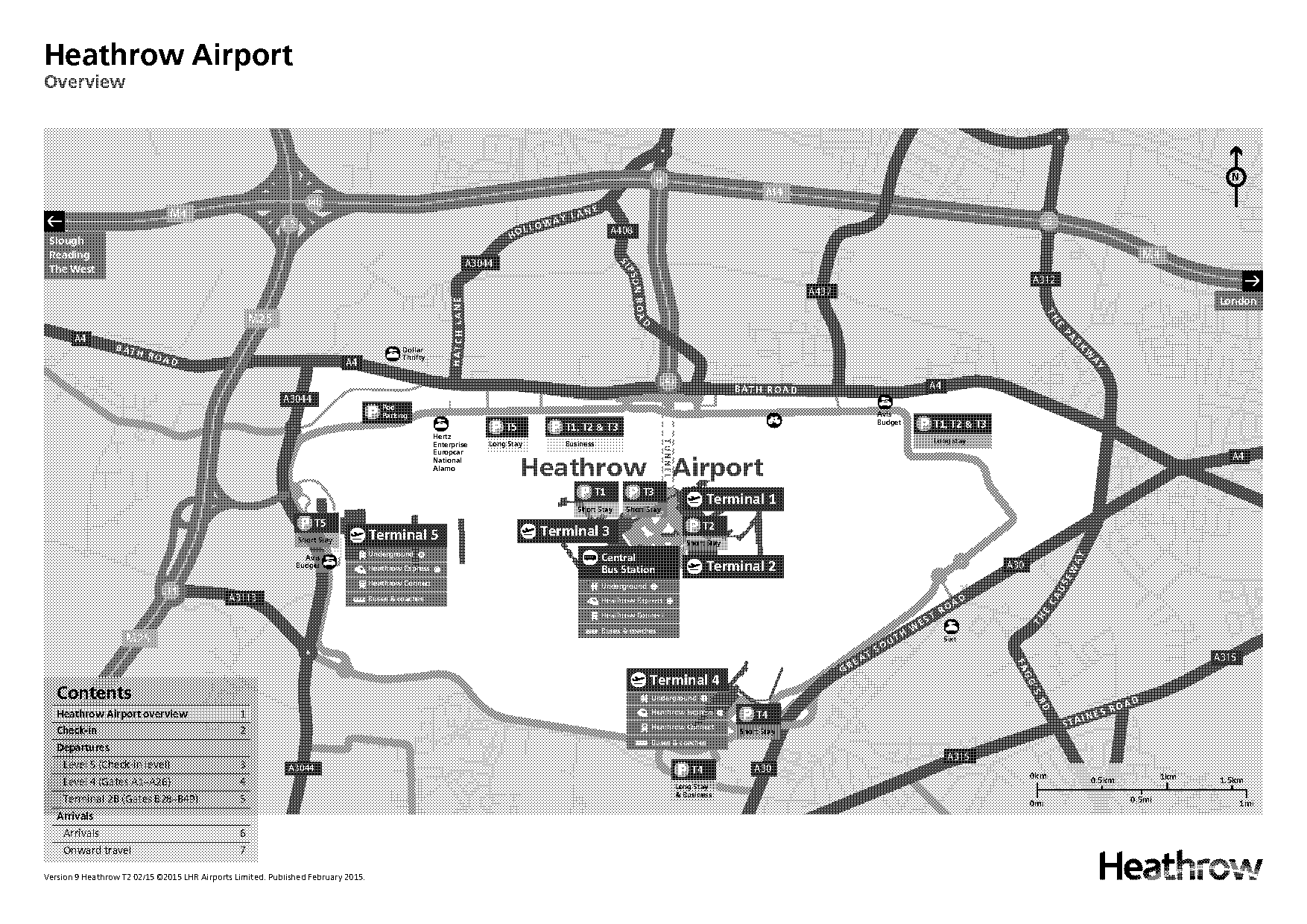 bos terminal a gate map